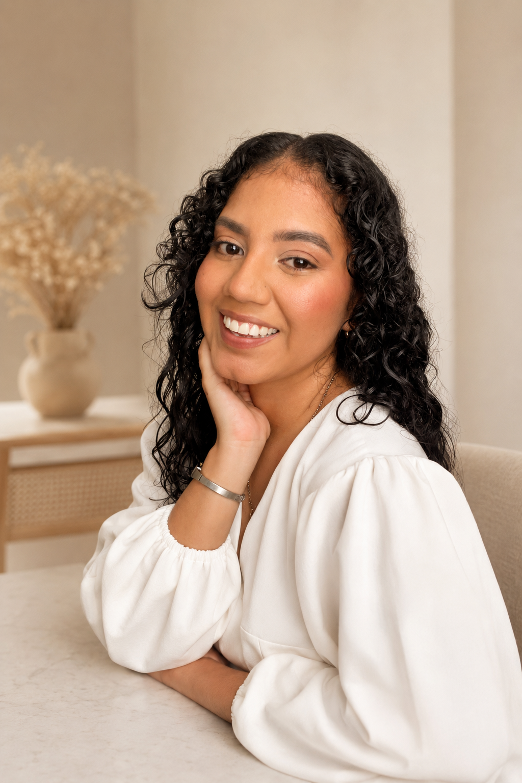 Gabriela Michelle en sesión fotográfica para mentoría de marca personal